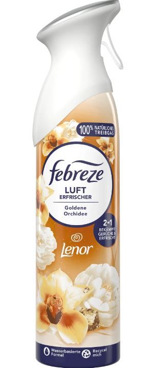 Освежитель воздуха Lenor Lufterfrischer Goldene Orchidee Febreze 185мл Германия 8700216239080