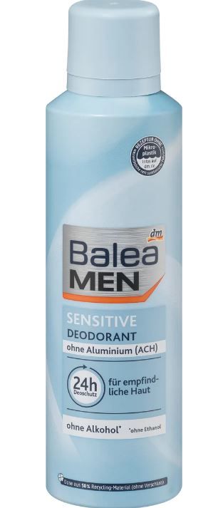 Дезодорант для мужчин аэрозоль Balea Men Sensitive 200мл Германия 4066447413083