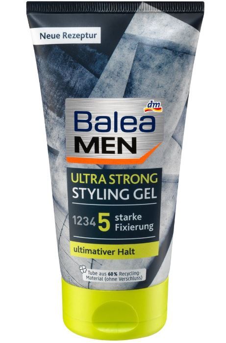 Гель для укладки волос Balea Men Styling Ultra Strong Gel Flex-5 150мл 4066447110968