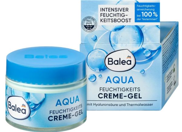 Крем-гель для лица увлажняющий Balea Aqua Feuchtigkeits 50мл Германия 4066447429183