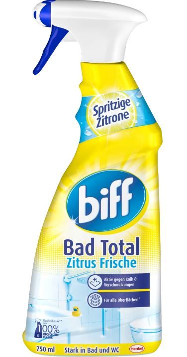 Средство от известкового налета и грязи Bad Total Zitrus Frische 750мл Henkel 4015000314886