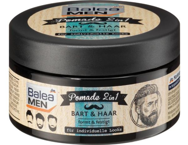 Крем моделирующий для бороды и волос 2 в 1 Balea Men Pomade 2 в 1 100мл 4010355247193