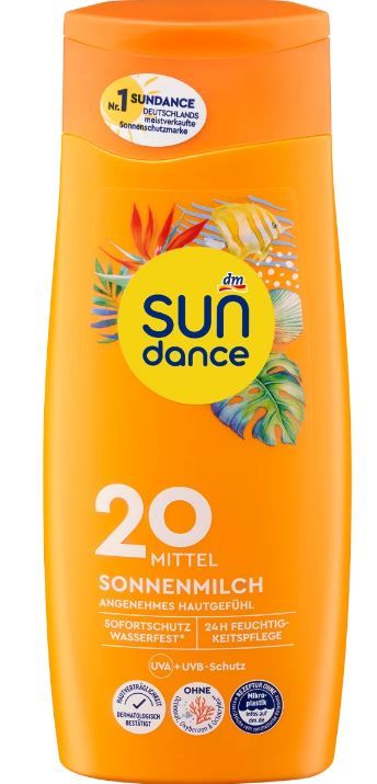 Крем для тіла Denkmit Sundance SPF 20 зволожуючий сонцезахисний 200мл Німеччина 4066447106190