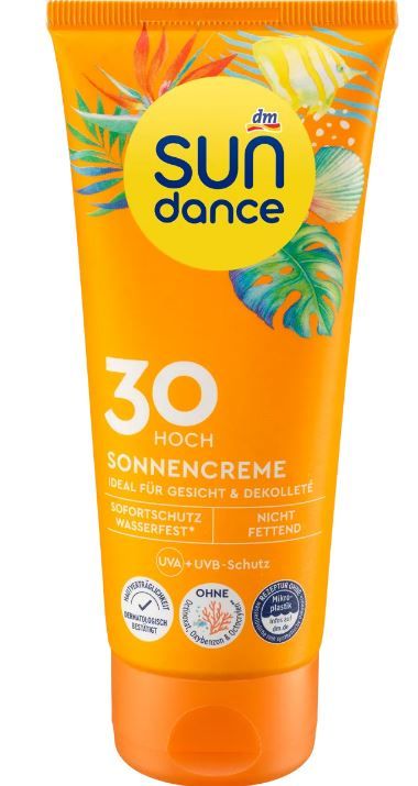 Крем для тела Denkmit Sundance Sonnencreme LSF 30 солнцезащитный 100мл Германия 4066447565546