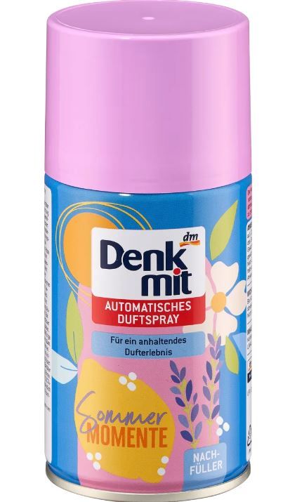 Освежитель воздуха Denkmit Sommer запаска с летними ароматом 250ml Германия 4058172926587