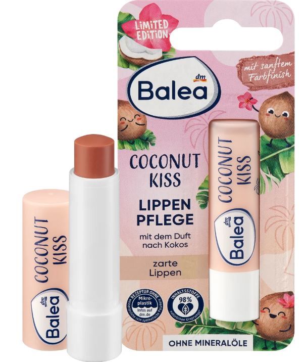 Бальзам для губ Denkmit Balea Lippenpflege Coconut Kiss 4.8г. 4066447675115