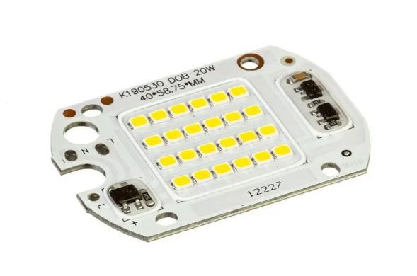 Матриця для светодиодного прожектора 20W 6000K SMD+IC драйвер белый холодный 1014679