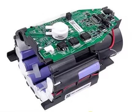 Плата управления с аккумулятором 2,7Ah 32,4В/87.48Wh  9INR 19/66 для пылесоса Bosch 12031574