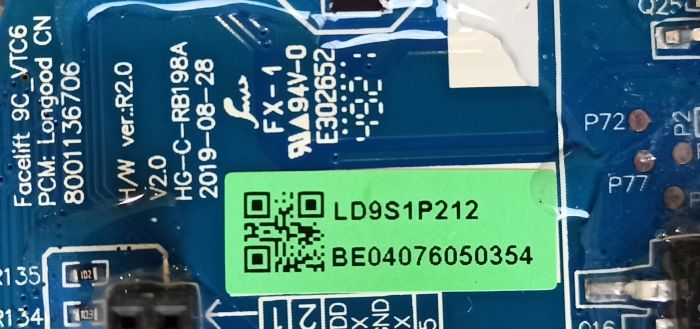 Плата керування з акумулятором 2,7Ah 32,4В/87.48Wh 9INR 19/66 для пилососу Bosch 12031574