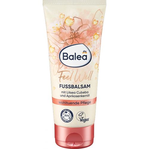 Крем-пилинг для ног Balea Litsea Cubeba с маслами литсея кубеба абрикосовых косточек 100мл 4066447439762