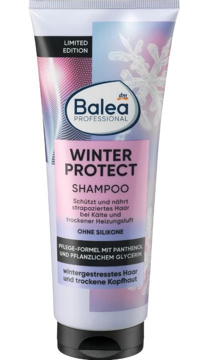 Шампунь для волос Balea Professional Winter Protect с пантенолом и глицерином 250мл. 4066447240726