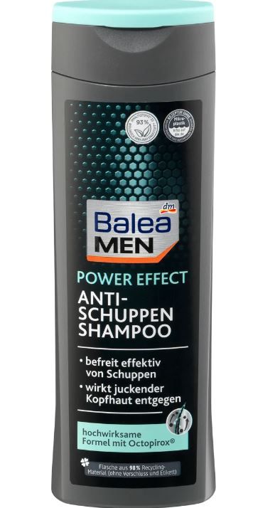 Шампунь Balea Men Power Effect против перхоти 250мл Германия 4058172880292