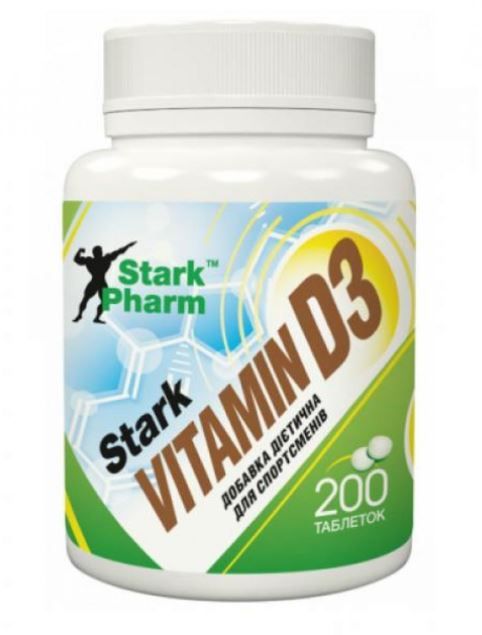 Витаминный комплекс Stark Pharm Vitamin D3 2000IU 200таб. 4829888002205