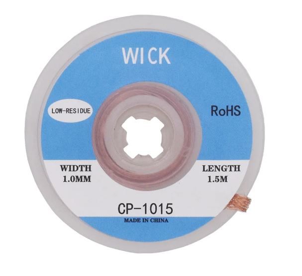 Оплетка для удаления припоя Wick d=1мм L=1.5м CP-1015