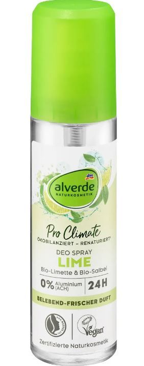 Дезодорант спрей Alverde Deo Spray Lime Limette Salbe 75мл 4066447710694