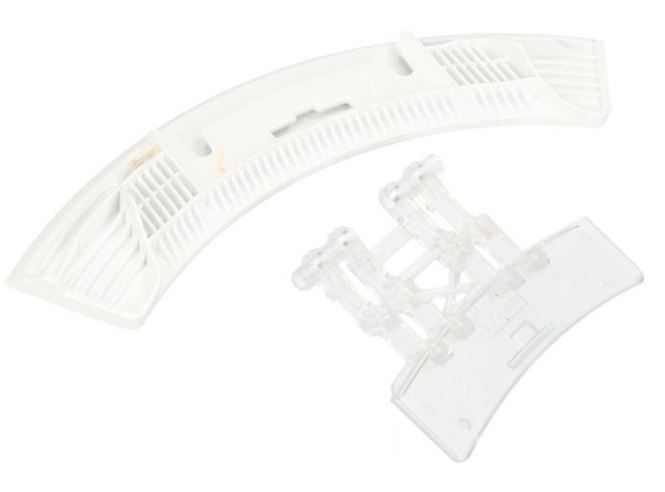 Ручка люка для стиральной машины Zanussi белая L=206мм 4055177168 OEM