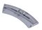 Ручка люка для стиральной машины Zanussi серая L=220мм 4055186482 OEM