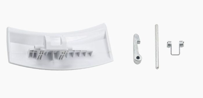 Ручка люка для пральної машини Zanussi біла L=131мм 4055186607 OEM