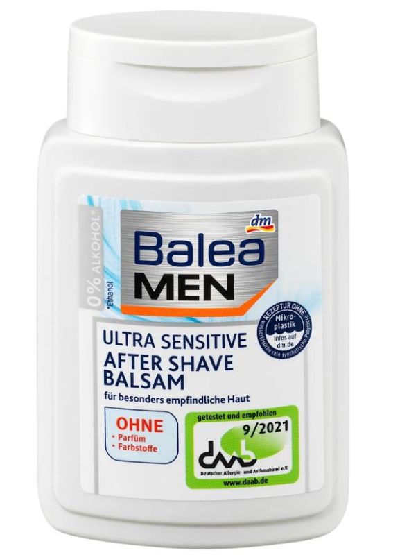 Бальзам после бритья Balea Men Ultra Sensitive After Shave 100мл 4067796082173