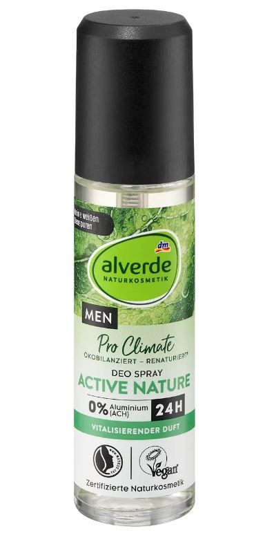 Дезодорант спрей Alverde Naturkosmetik Deo Zerstauber Active Nature 75мл 4066447710731