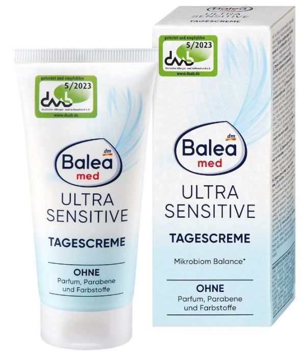 Крем для лица Balea Ultra Sensitive дневной увлажняющий 50мл Германия 4066447468137