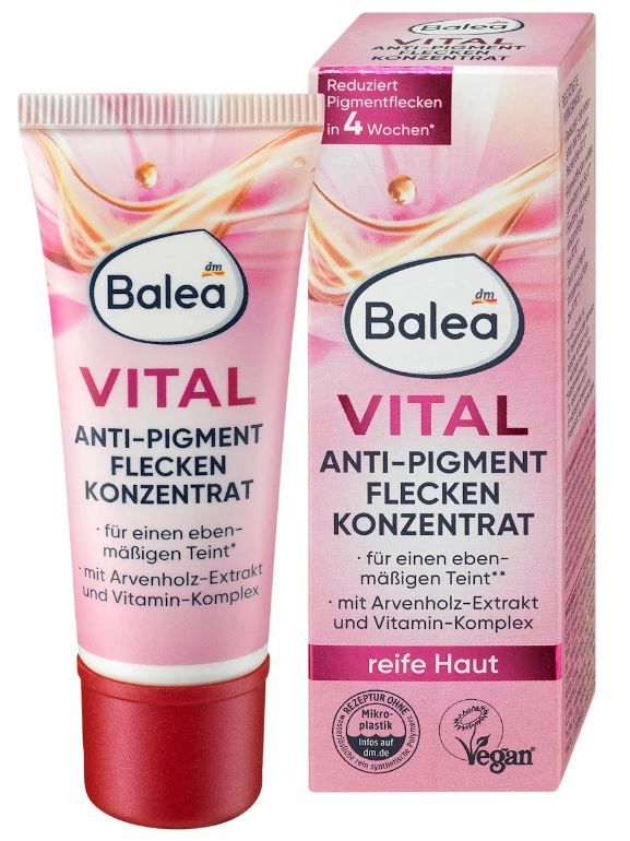Крем для лица Balea Anti Pigment против пигментных пятен с витаминами E, B3 и B5 20мл. 4066447428841