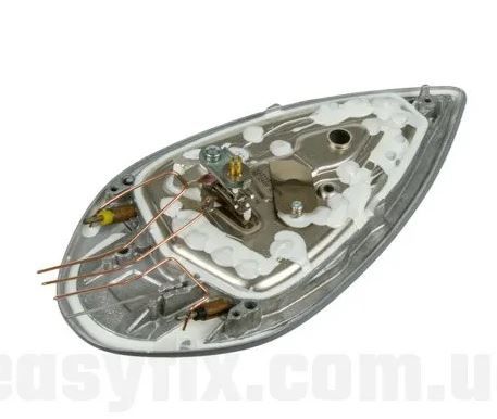 Подошва для утюга Tefal в сборе 2400Вт металлокерамика оригинальная CS-00122064