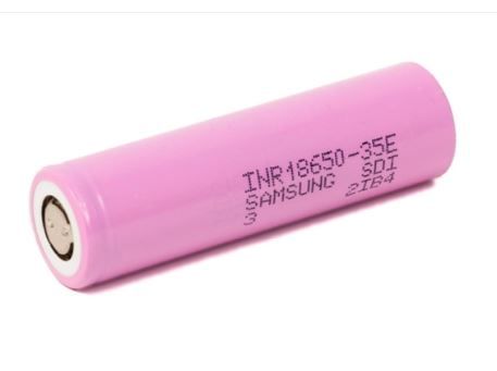 Аккумулятор литий-ионный Samsung 3500mAh 8,0А 20мОм без защиты INR18650/35E