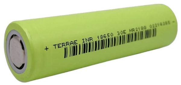 Аккумулятор литий-ионный TerraE 3200mAh 6,0А 25мОм без защиты INR18650-30E