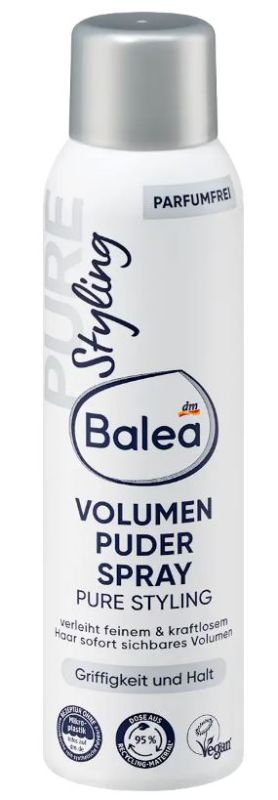 Спрей для укладки волос Balea Spray Volumen puder 150мл 4067796173550