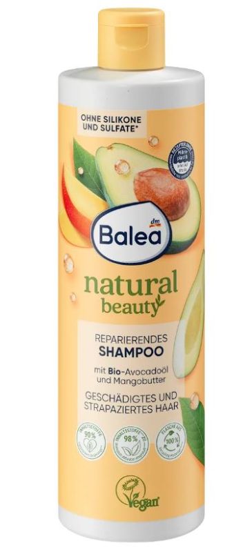 Шампунь для волос восстанавливающий Balea mit  Avocadool und Mangobutter 400мл 4066447238877