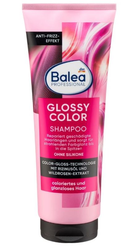 Шампунь для окрашенных волос Balea Glossy Color 250мл. 4067796154207