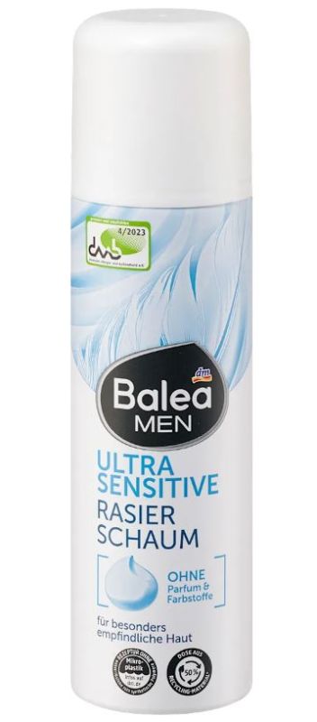 Пена для бритья освежающая Balea Rasier Shaum Ultra Sensitive 300мл Германия 4067796065886