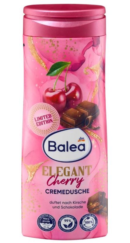 Гель для душа Balea Balea Elegant Cherry Cream Shower вишня и шоколад 300мл Германия 4066447873115