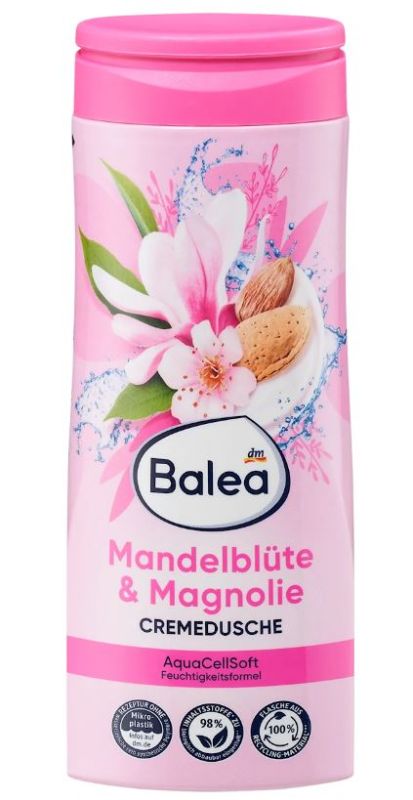 Гель для душу Balea Almond Blossom Magnolia з ароматом мигдалю та магнолії 300мл Німеччина 4066447429411