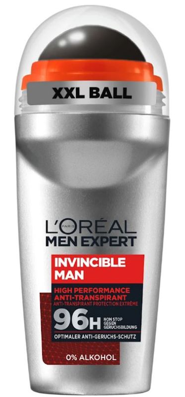 Дезодорант для мужчин шариковый L'oreal Invincible Paris Men Expert 96h 50мл Франция 3600523741427
