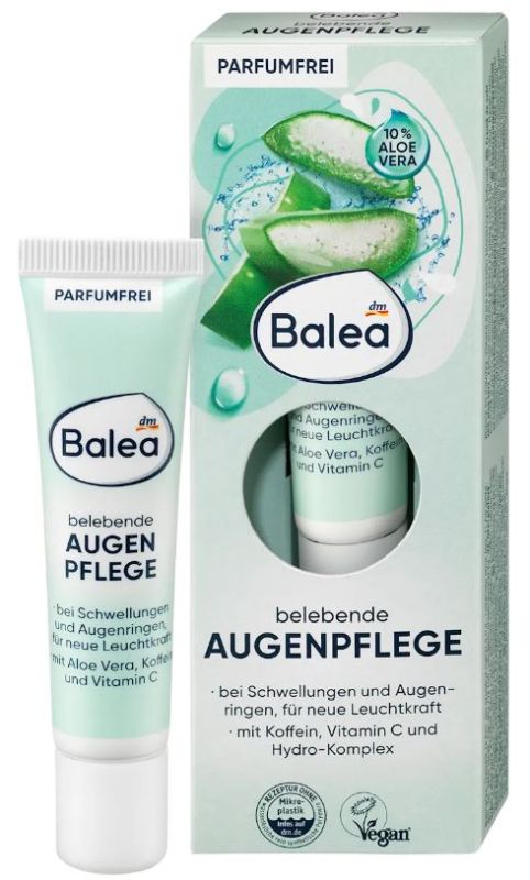 Крем для век против отечности Balea Augencreme Belebende кофеин витамин С 15мл. 4066447382020