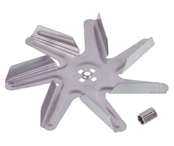 Крыльчатка двигателя конвекции для духовки Bosch d=150мм c гайкой 00650472 OEM