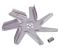 Крыльчатка двигателя конвекции для духовки Bosch d=150мм c гайкой 00650472 OEM