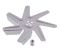 Крыльчатка двигателя конвекции для духовки Bosch d=150мм c гайкой 00650472 OEM