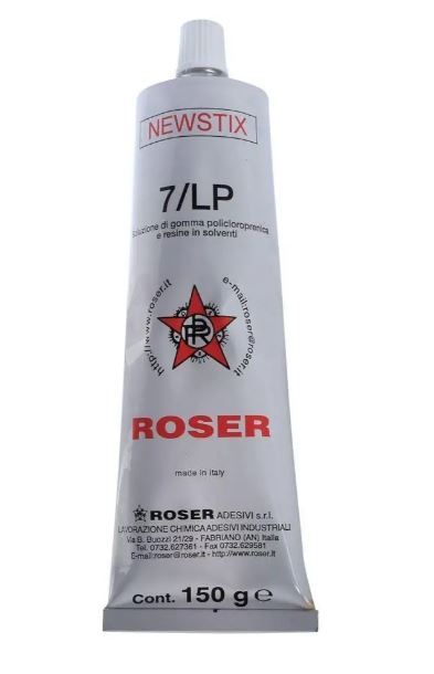 Клей высококачественный для склеивания пластика резины дерева 7/LP Roser 150 гр. C00001350