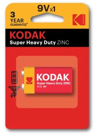 Батарейка крона Rablex Super Heavy Duty ZINC сольова 6F22 9V 1726